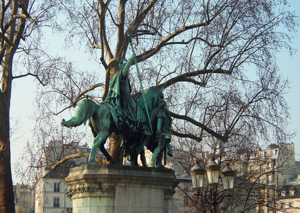 Памятник, остров Сите, Париж