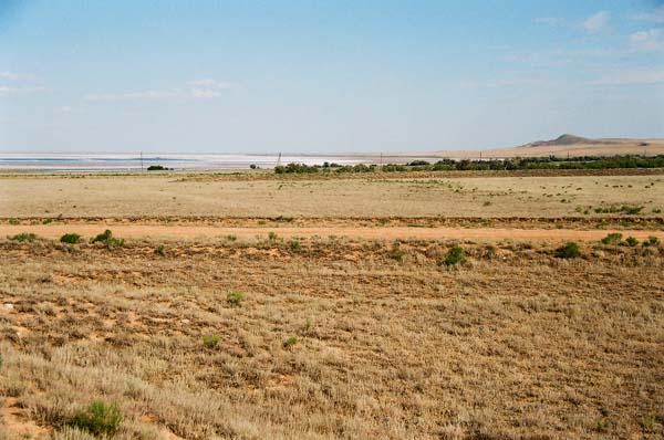 панорама на озеро Баскунчак