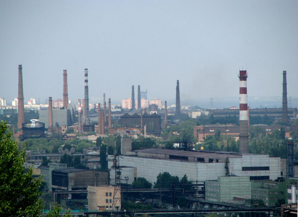 промышленная зона Волгограда