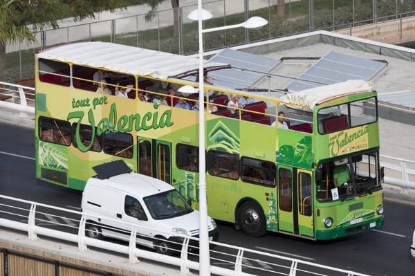 туристический автобус в Валенсии