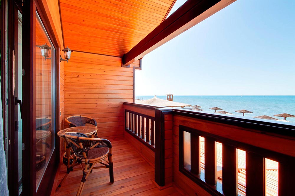 балкон с видом на море анапа