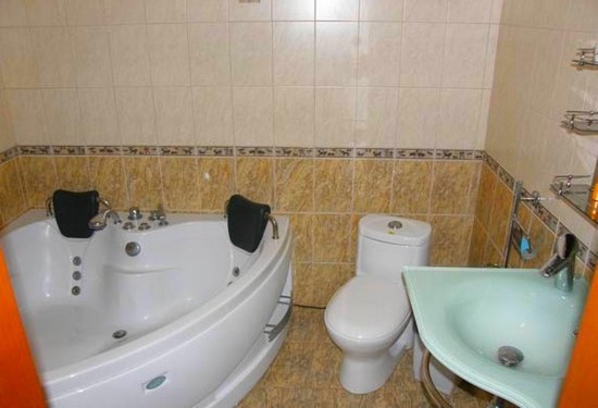 ванная комната, гостевой дом анфиса геленджик