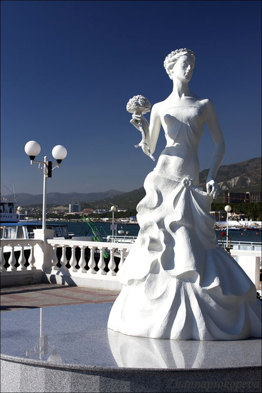 скульптура белая невеста