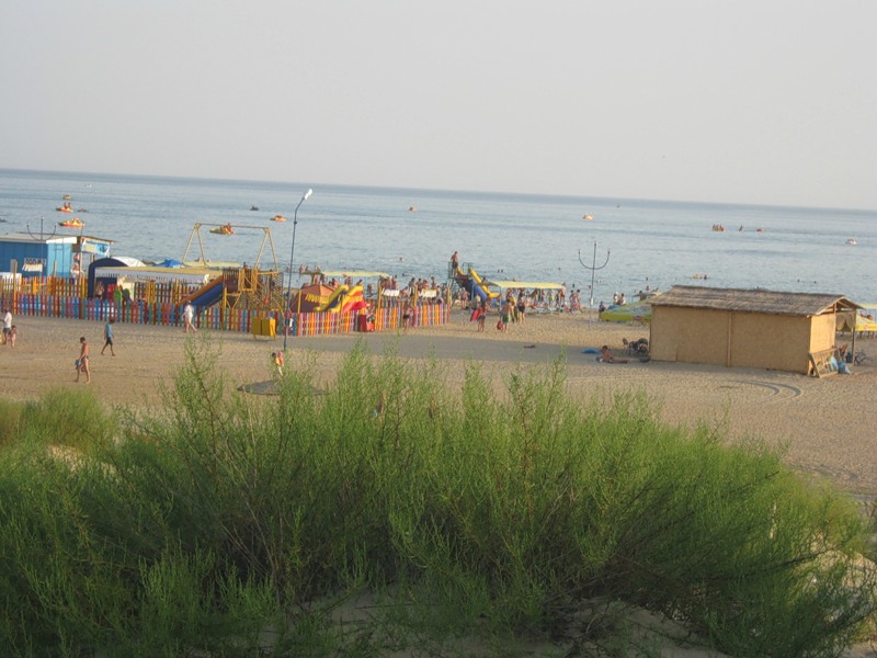 центральный пляж вид из песчаных дюн