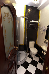 Туалет и душ в номере TWIN grand imperial hunting hotel spa